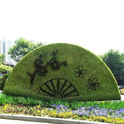 大象移樹仿真綠雕造型可定制 四川西昌綠雕廠家 仿真綠雕廠家直發